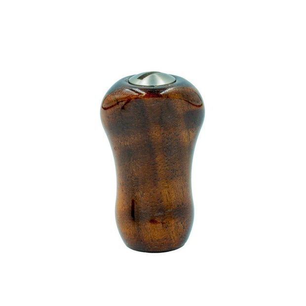 RL - Angelrollentuning - Premium Naturholz Small Gourd Knob - Claro Walnut - Glänzend - 