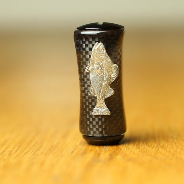 RL - Angelrollentuning - Custom Knob Carbon | Handcrafted - 1k Carbon - Barsch - 
