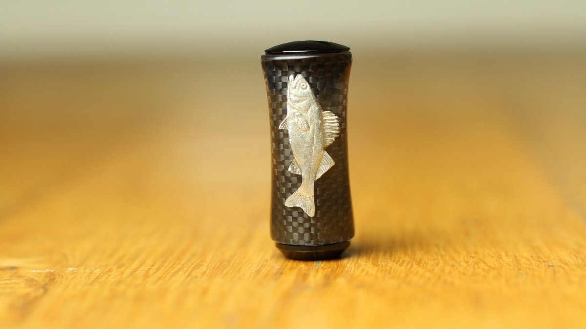 RL - Angelrollentuning - Custom Knob Carbon | Handcrafted - 1k Carbon - Zander - 