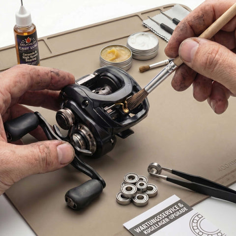 RL - Angelrollentuning - Baitcaster Wartung + Kugellager Tuning Service - 