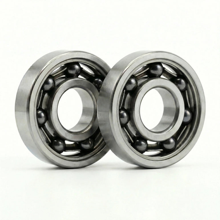RL-TNG EDGE Spulenlager Set offen ohne Abdeckung: zwei Hybrid-Keramik-Kugellager