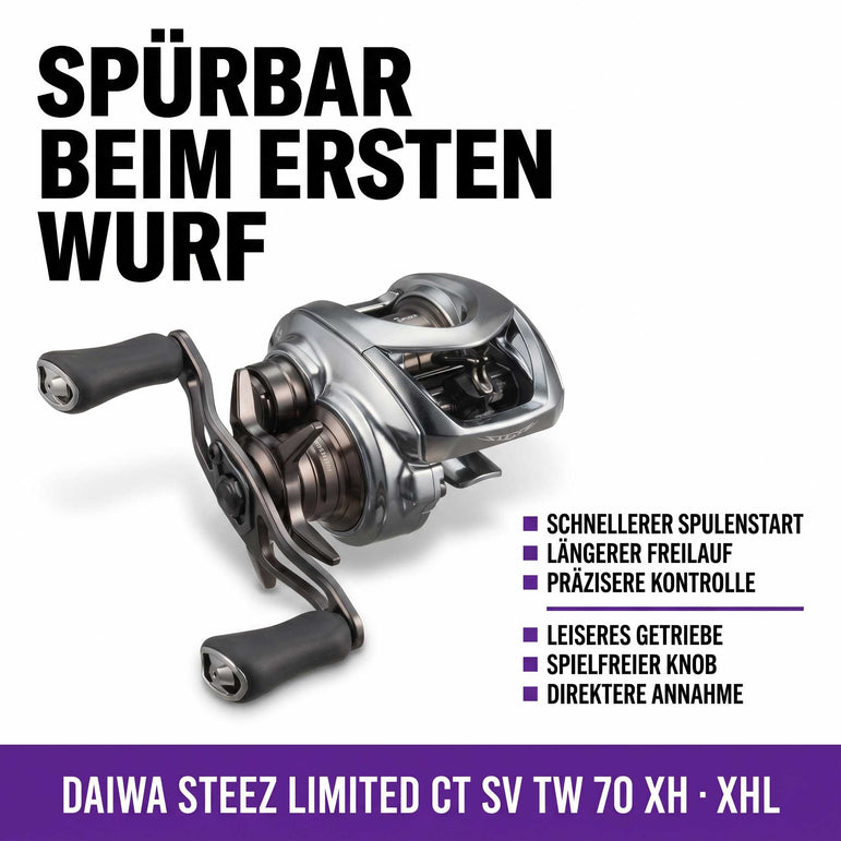 RL - Angelrollentuning - RL - TNG Komplett Kugellager Tuning Kit für Daiwa 25 Steez Limited CT SV TW 70 - BC Kugellager - 