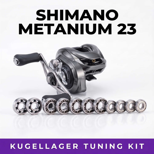 RL-Angelrollentuning- RL-TNG Komplett Kugellager Tuning Kit für Shimano 23 Metanium - BC Kugellager - 