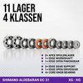 RL - Angelrollentuning - RL - TNG Komplett Kugellager Tuning Kit für Shimano Aldebaran DC 31 - BC Kugellager - 