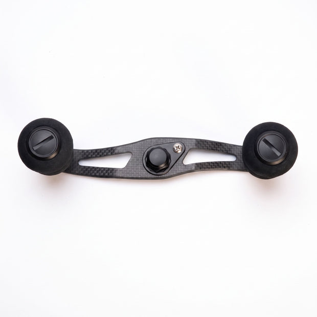RL-Angelrollentuning- RL-TNG DRG 95 Carbon Handle mit OCT EVA Knobs - Handle-Schwarz-7x4 mm-