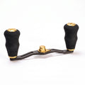 RL-Angelrollentuning- RL-TNG EGL 95 Carbon Handle mit OCT EVA Knobs - Handle-Gold-7x4 mm-