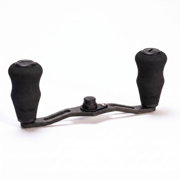RL-Angelrollentuning- RL-TNG EGL 95 Carbon Handle mit OCT EVA Knobs - Handle-Schwarz-7x4 mm-