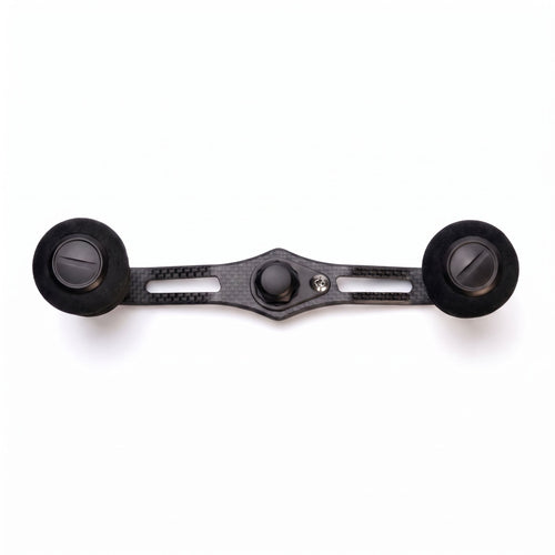RL-Angelrollentuning- RL-TNG EGL 95 Carbon Handle mit OCT EVA Knobs - Handle-Schwarz-7x4 mm-