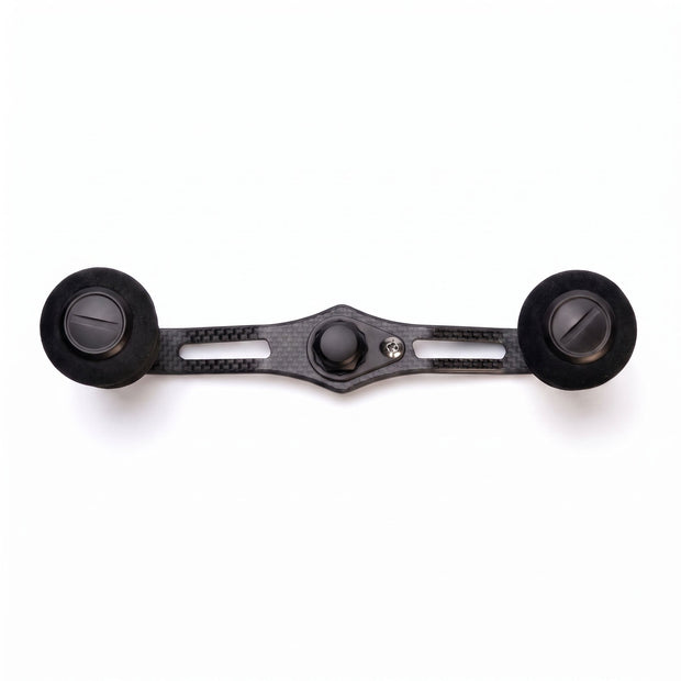 RL-Angelrollentuning- RL-TNG EGL 95 Carbon Handle mit OCT EVA Knobs - Handle-Schwarz-7x4 mm-