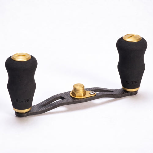 RL-Angelrollentuning- RL-TNG TGR 95 Carbon Handle mit OCT EVA Knobs - Handle-Gold-7x4 mm-