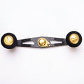 RL-Angelrollentuning- RL-TNG TGR 95 Carbon Handle mit OCT EVA Knobs - Handle-Gold-7x4 mm-