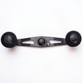 RL-Angelrollentuning- RL-TNG TGR 95 Carbon Handle mit OCT EVA Knobs - Handle-Schwarz-7x4 mm-