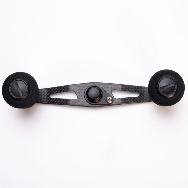 RL-Angelrollentuning- RL-TNG TGR 95 Carbon Handle mit OCT EVA Knobs - Handle-Schwarz-7x4 mm-