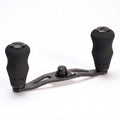 RL-Angelrollentuning- RL-TNG TGR 95 Carbon Handle mit OCT EVA Knobs - Handle-Schwarz-7x4 mm-