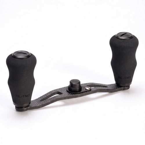 RL-Angelrollentuning- RL-TNG TGR 95 Carbon Handle mit OCT EVA Knobs - Handle-Schwarz-7x4 mm-