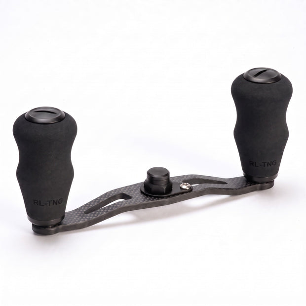 RL-Angelrollentuning- RL-TNG TGR 95 Carbon Handle mit OCT EVA Knobs - Handle-Schwarz-7x4 mm-