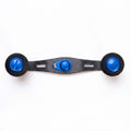 RL-Angelrollentuning- RL-TNG WLF 95 Carbon Handle mit OCT EVA Knobs - Handle-Blau-7x4 mm-