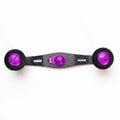 RL-Angelrollentuning- RL-TNG WLF 95 Carbon Handle mit OCT EVA Knobs - Handle-Lila-7x4 mm-