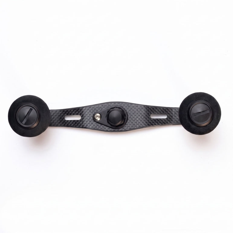 RL-Angelrollentuning- RL-TNG WLF 95 Carbon Handle mit OCT EVA Knobs - Handle-Schwarz-7x4 mm-