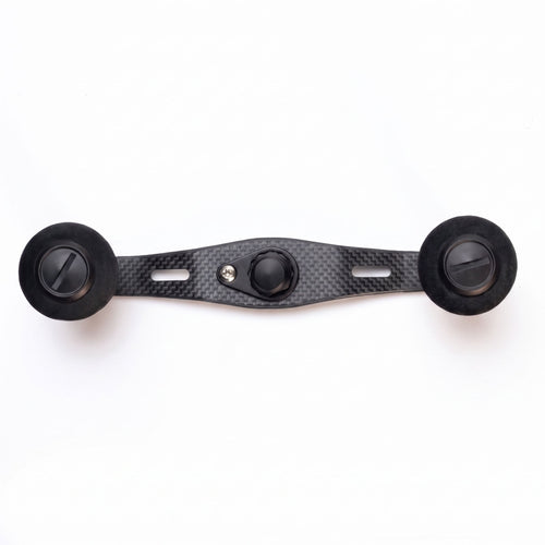 RL-Angelrollentuning- RL-TNG WLF 95 Carbon Handle mit OCT EVA Knobs - Handle-Schwarz-7x4 mm-