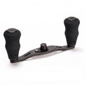 RL-Angelrollentuning- RL-TNG WLF 95 Carbon Handle mit OCT EVA Knobs - Handle-Schwarz-7x4 mm-