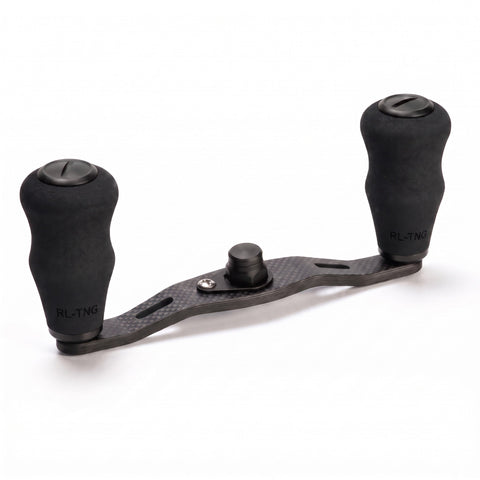 RL-Angelrollentuning- RL-TNG WLF 95 Carbon Handle mit OCT EVA Knobs - Handle-Schwarz-7x4 mm-
