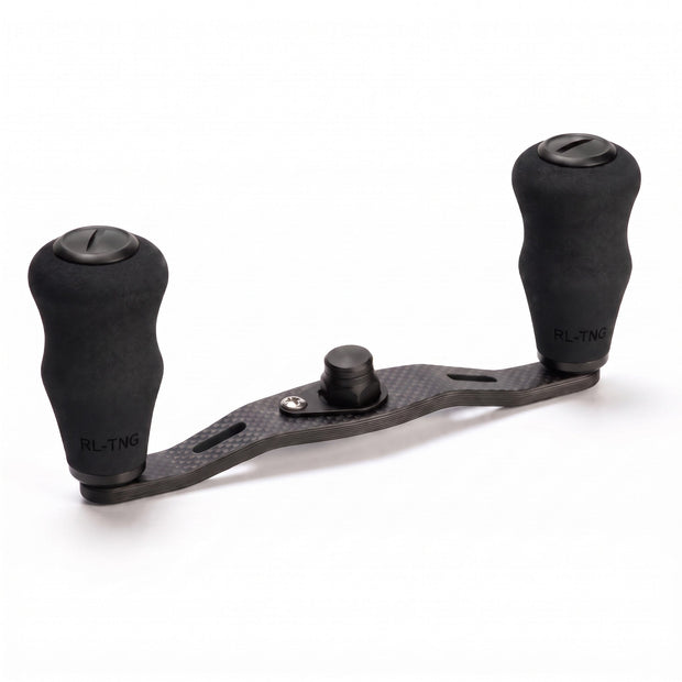 RL-Angelrollentuning- RL-TNG WLF 95 Carbon Handle mit OCT EVA Knobs - Handle-Schwarz-7x4 mm-
