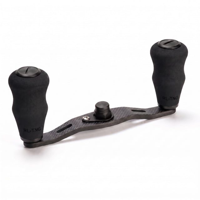 RL-Angelrollentuning- RL-TNG WLF 95 Carbon Handle mit OCT EVA Knobs - Handle-Schwarz-7x4 mm-
