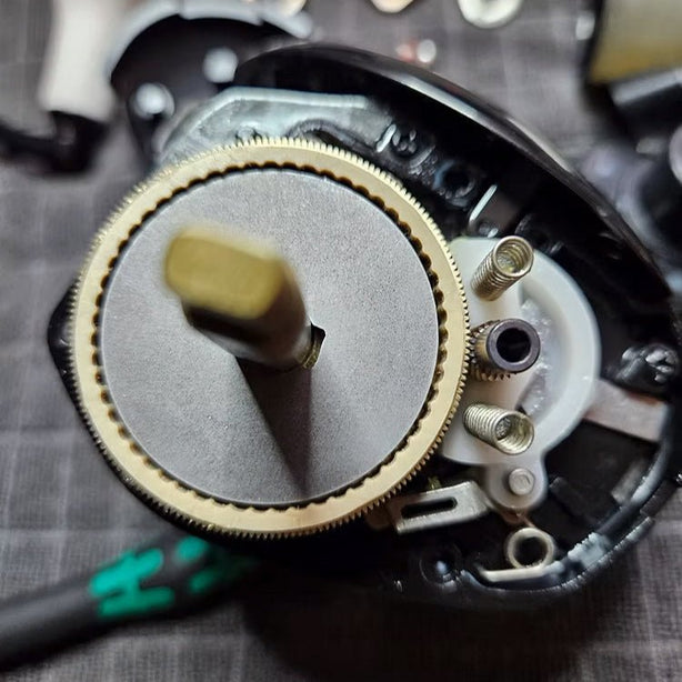 RL - Angelrollentuning - Dragclicker für Shimano 15 Metanium - 