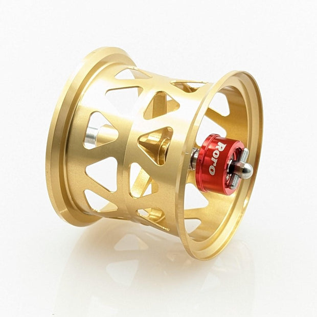 RL - Angelrollentuning - BFS Titanium Spule CQ27 | 17 CALCUTTA CONQUEST BFS - Spule - Gold - 