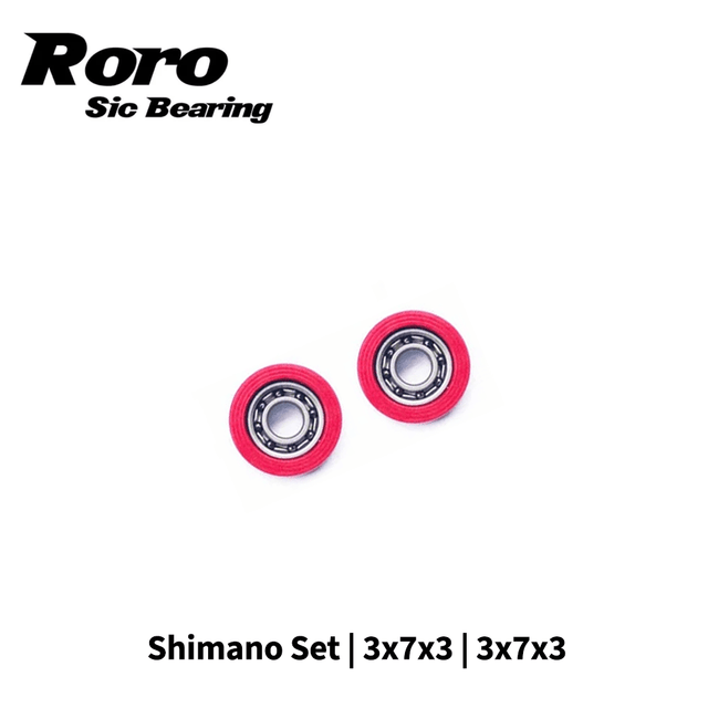 RL - Angelrollentuning - Roro BFS Keramik Kugellager Set | Shimano | 3x7x3 | 3x7x3 - Bundle - 