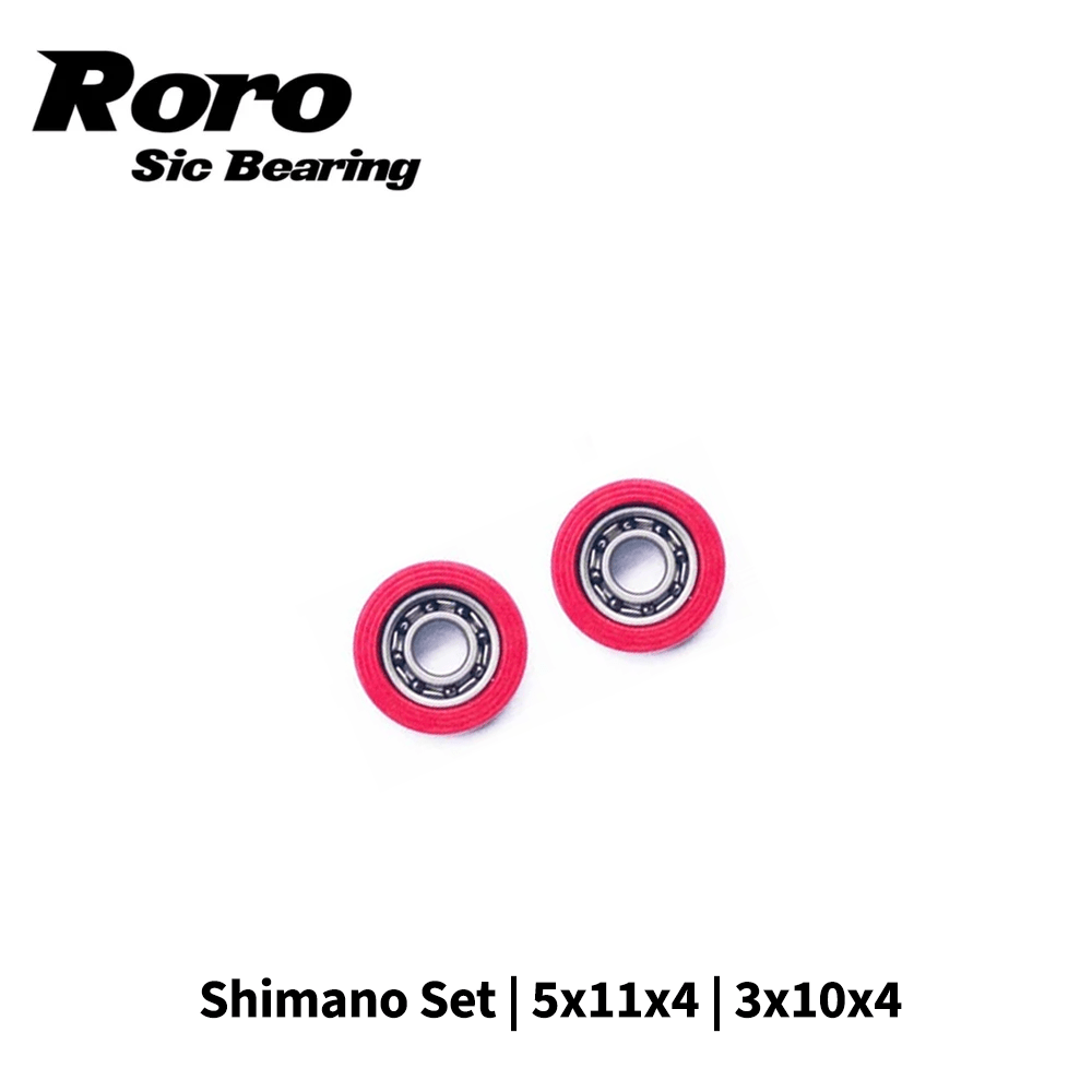 RL - Angelrollentuning - Roro BFS Keramik Kugellager Set | Shimano | 5x11x4 | 3x10x4 - Bundle - 