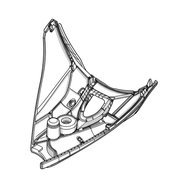 Shimano Ersatzteil Bügelhalter komplett, Illustration