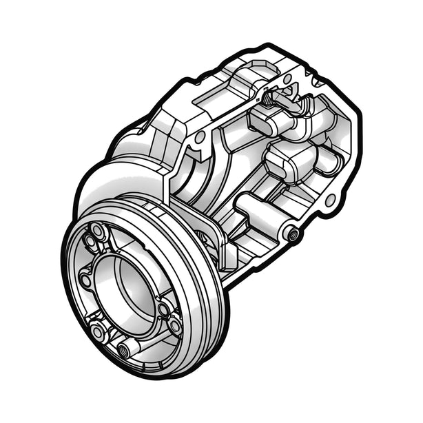 Shimano Ersatzteil Gehäuse, Illustration