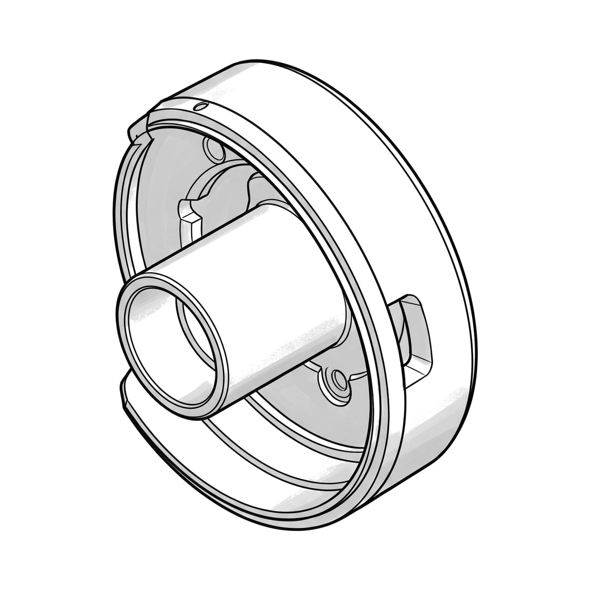 Shimano Ersatzteil Bremsgehäuse, Illustration