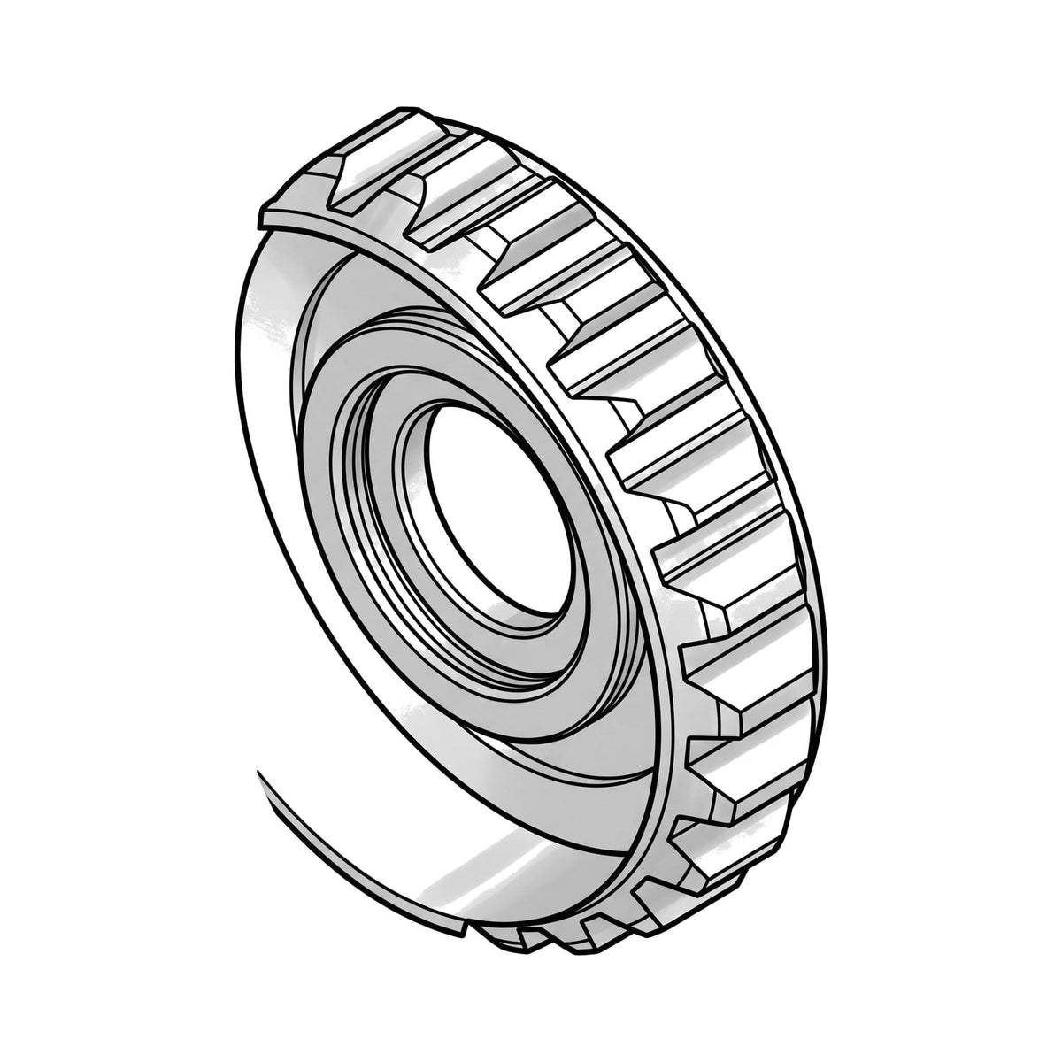 Shimano Stradic FM Ersatzteil Bremsklick-Zahnrad 107PS, Illustration