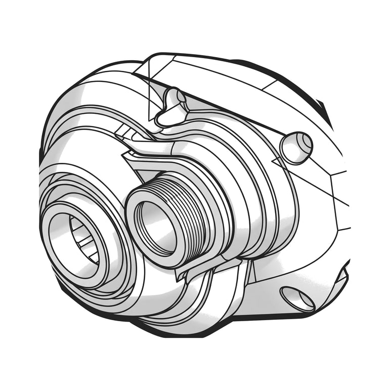 Shimano Ersatzteil Linke Seitenplatte, Illustration