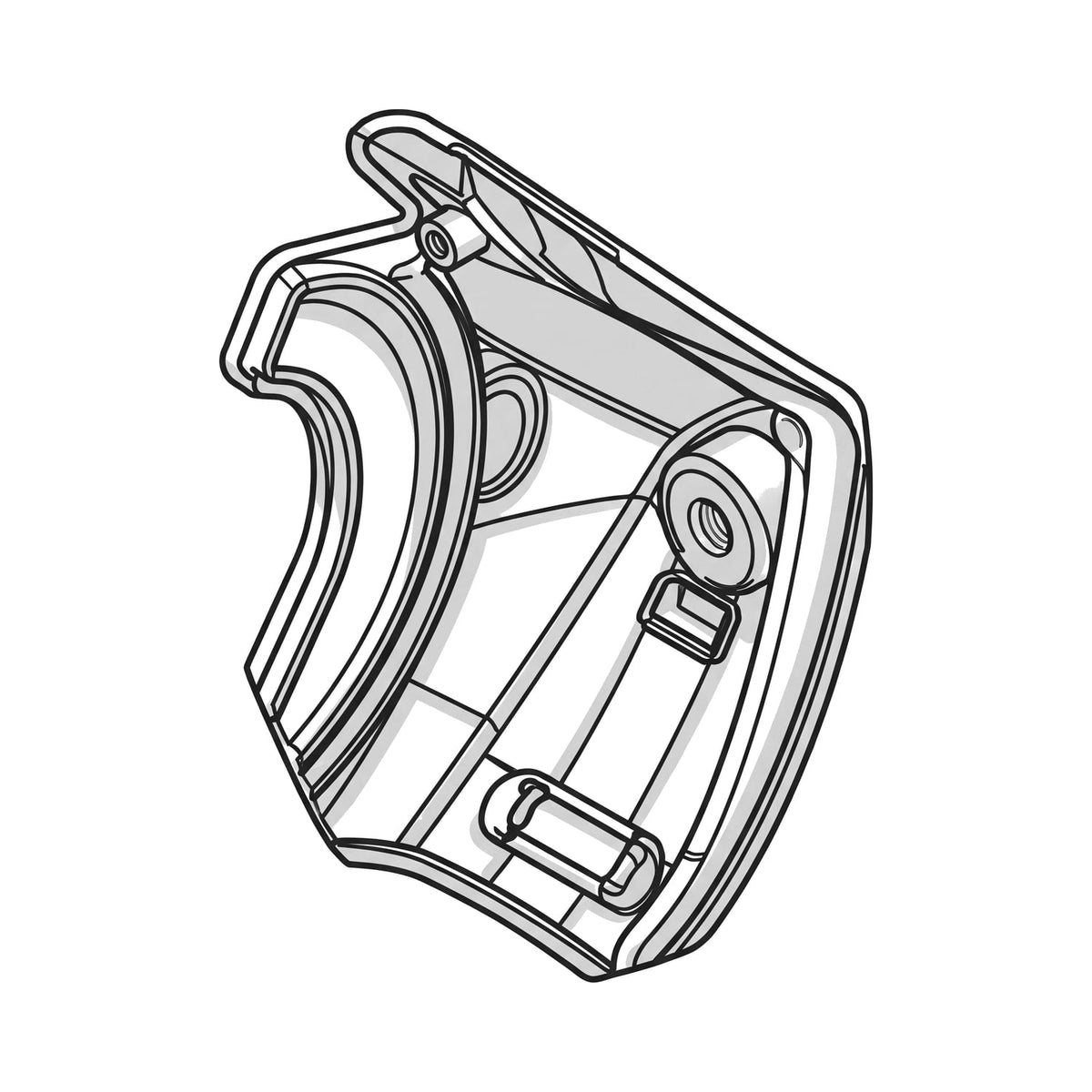 Shimano Ersatzteil Heckschutz, Illustration
