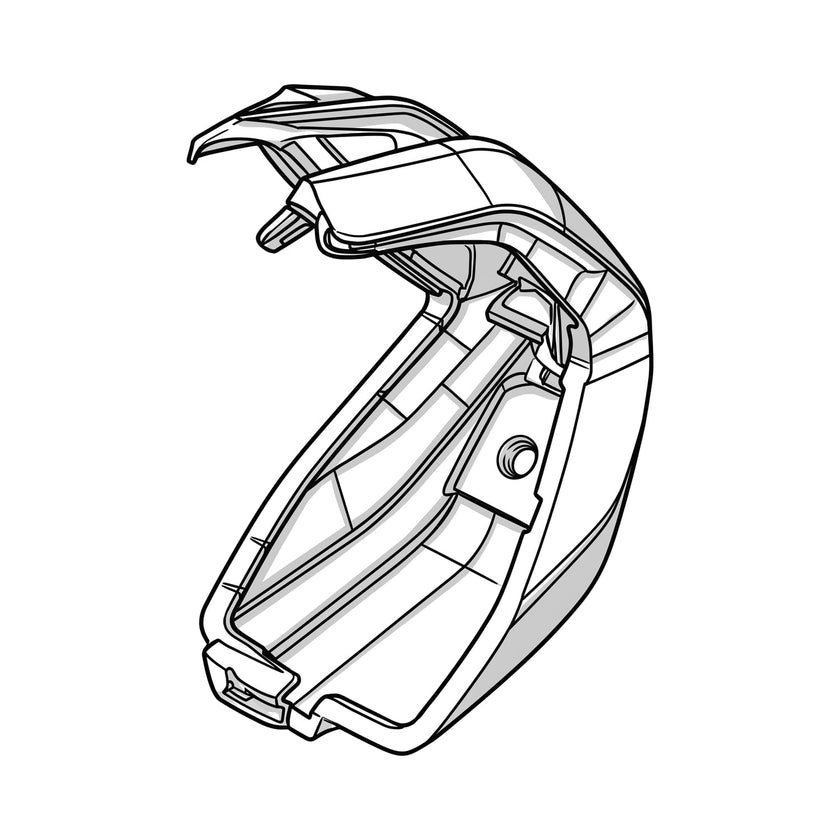 Shimano Ersatzteil Heckschutz, Illustration