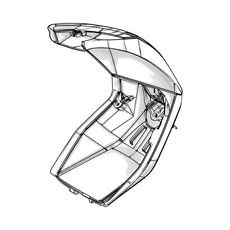 Shimano Ersatzteil Heckschutz, Illustration