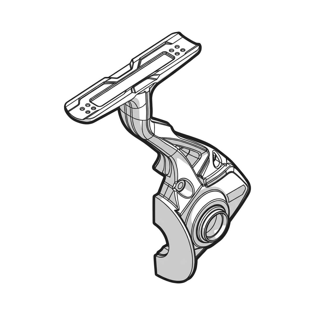 Shimano Ersatzteil Seitendeckel, Illustration