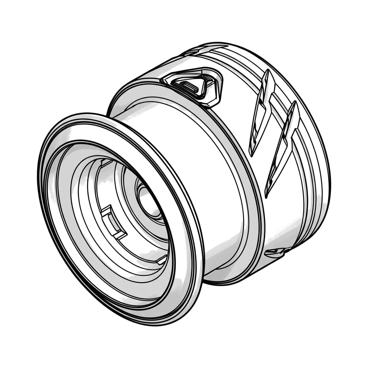 Shimano Stradic FM Ersatzteil Spule 144S1, Illustration