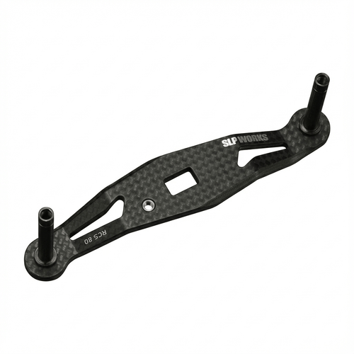 RL - Angelrollentuning - SLP Works RCSB Carbon Light Crank Handle | ohne Knobs | 8x5mm - Handle - 80 mm - 