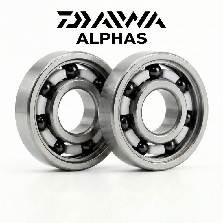 RL - Angelrollentuning - APEX Spulenlager Set für Daiwa Alphas - ALPHAS 25 BF TW - 