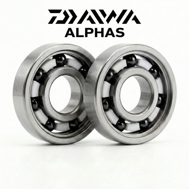 RL - Angelrollentuning - APEX Spulenlager Set für Daiwa Alphas - ALPHAS 25 BF TW - 
