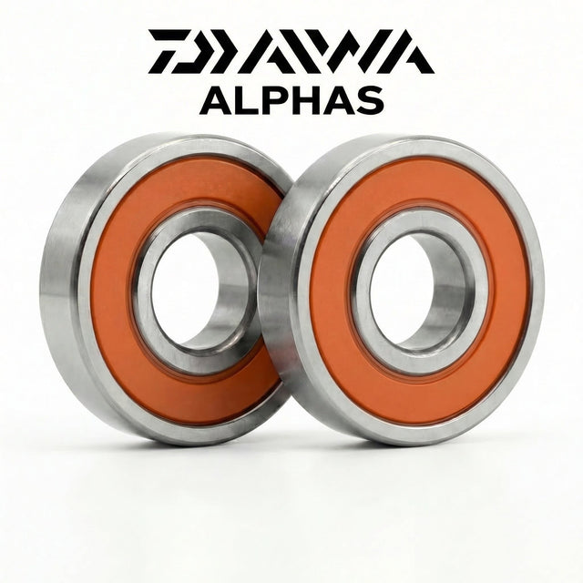 RL - Angelrollentuning - EDGE Spulenlager Set für Daiwa Alphas - ALPHAS 25 BF TW - Mit Abdeckung - 