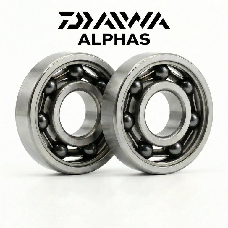 RL - Angelrollentuning - EDGE Spulenlager Set für Daiwa Alphas - ALPHAS 25 BF TW - Offen (ohne Abdeckung) - 