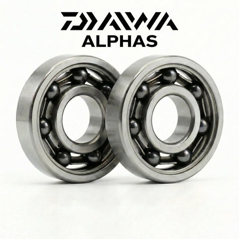 RL - Angelrollentuning - EDGE Spulenlager Set für Daiwa Alphas - ALPHAS 25 BF TW - Offen (ohne Abdeckung) - 