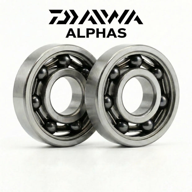 RL - Angelrollentuning - EDGE Spulenlager Set für Daiwa Alphas - ALPHAS 25 BF TW - Offen (ohne Abdeckung) - 