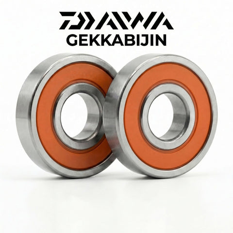 RL - Angelrollentuning - EDGE Spulenlager Set für Daiwa Gekkabijin - GEKKABIJIN 21 - Mit Abdeckung - 